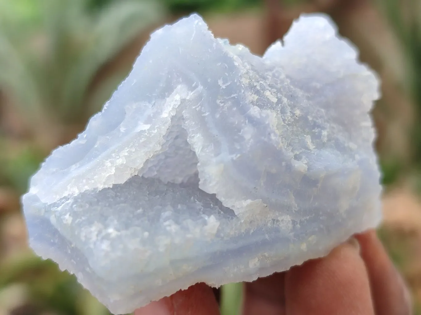 Natural Etched Blue Chalcedony Specimens x 20 From Malawi