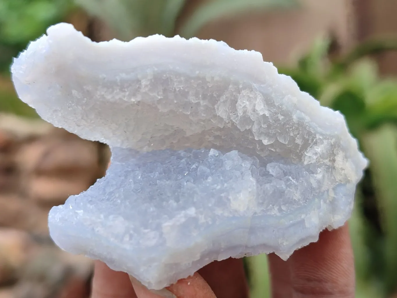 Natural Etched Blue Chalcedony Specimens x 20 From Malawi