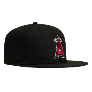 New Era 9Fifty Los Angeles Angels Snapback Hat - Black