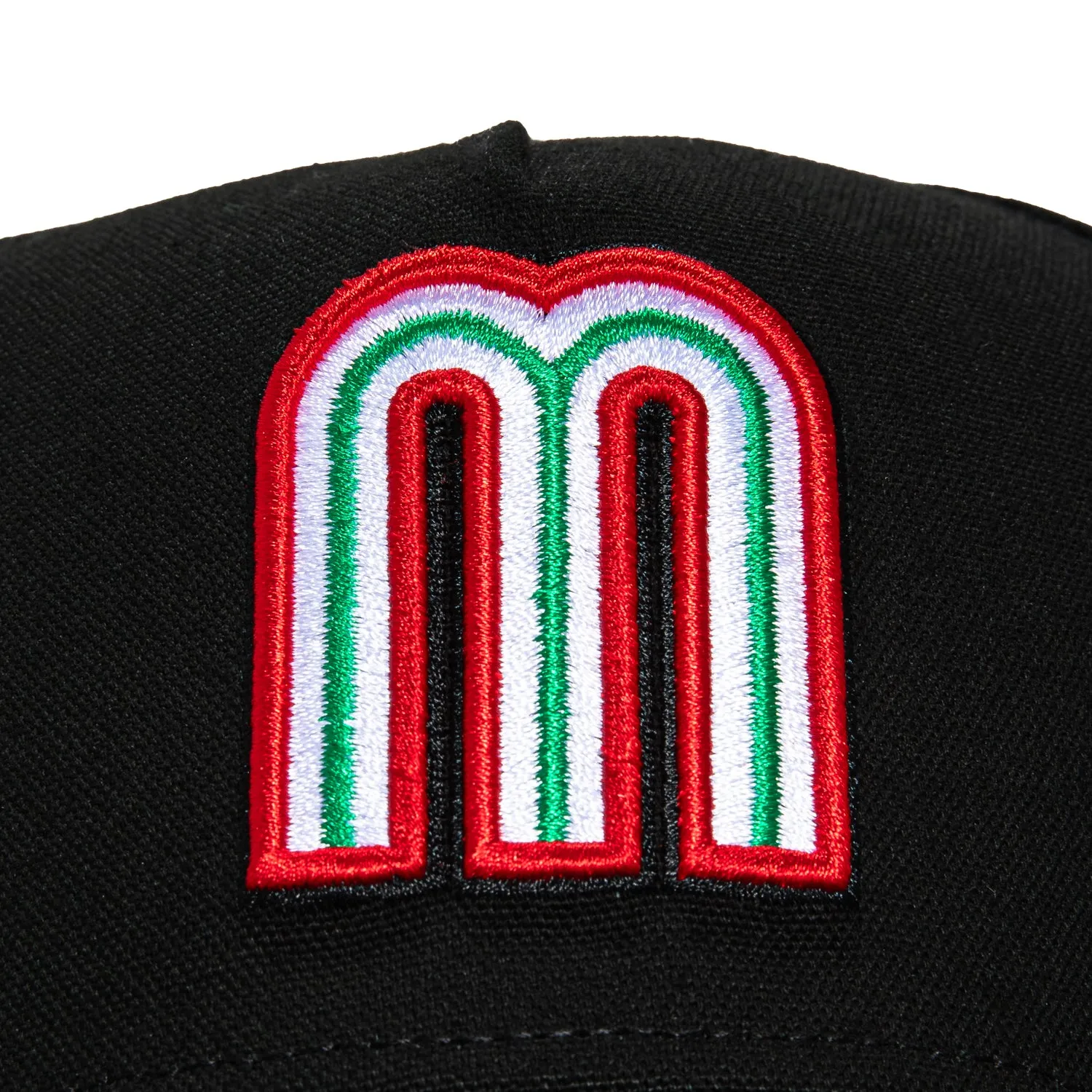 New Era 9Forty A-Frame Mexico World Baseball Classic Snapback Hat - Black