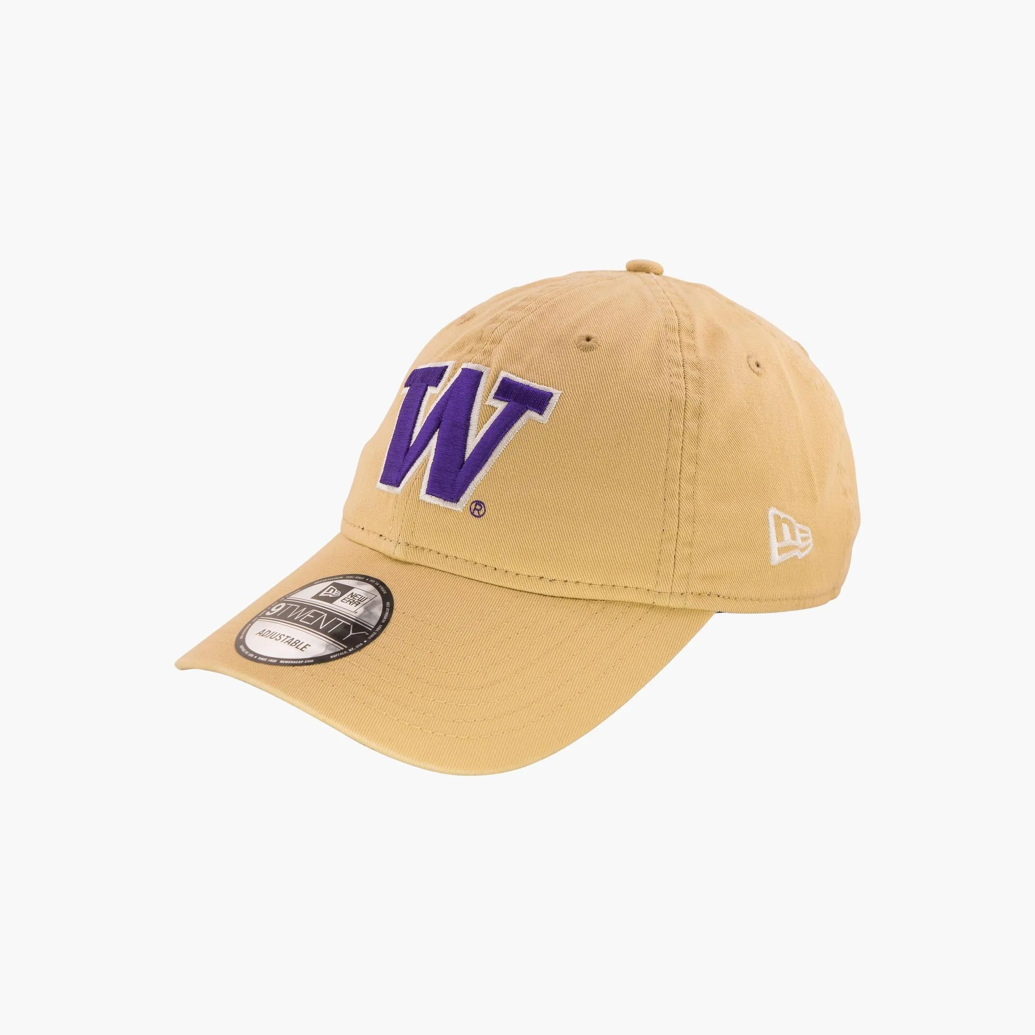 New Era Washington Huskies Tan Adjustable Hat