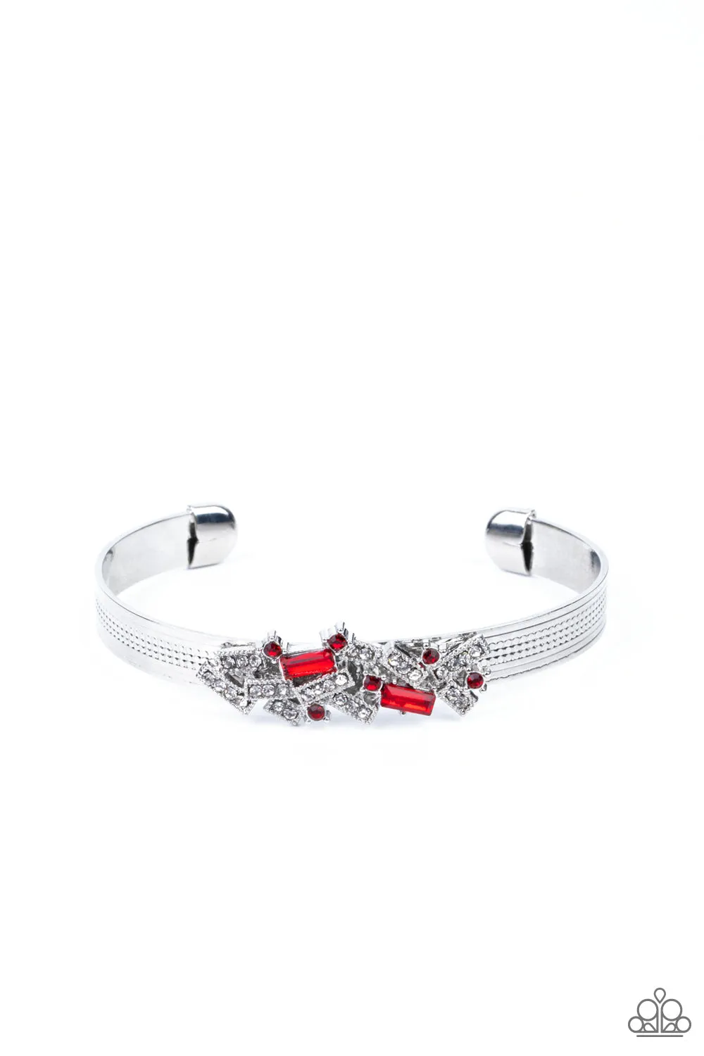 Open Door Jewelry - A Chic Clique - Red Bracelet - Paparazzi Accessories