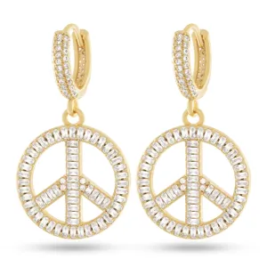 Peace and Love Earrings