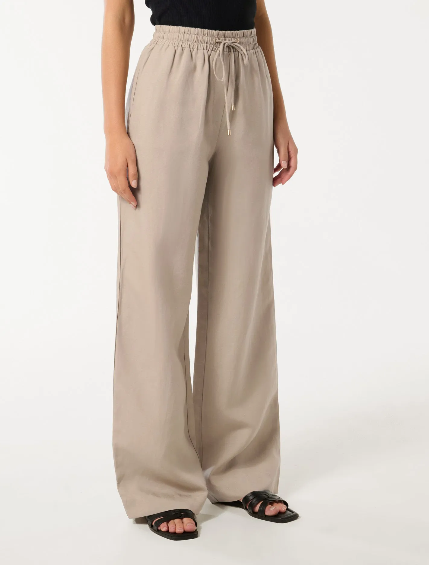 Phoebe Drawstring Wide Leg Pants