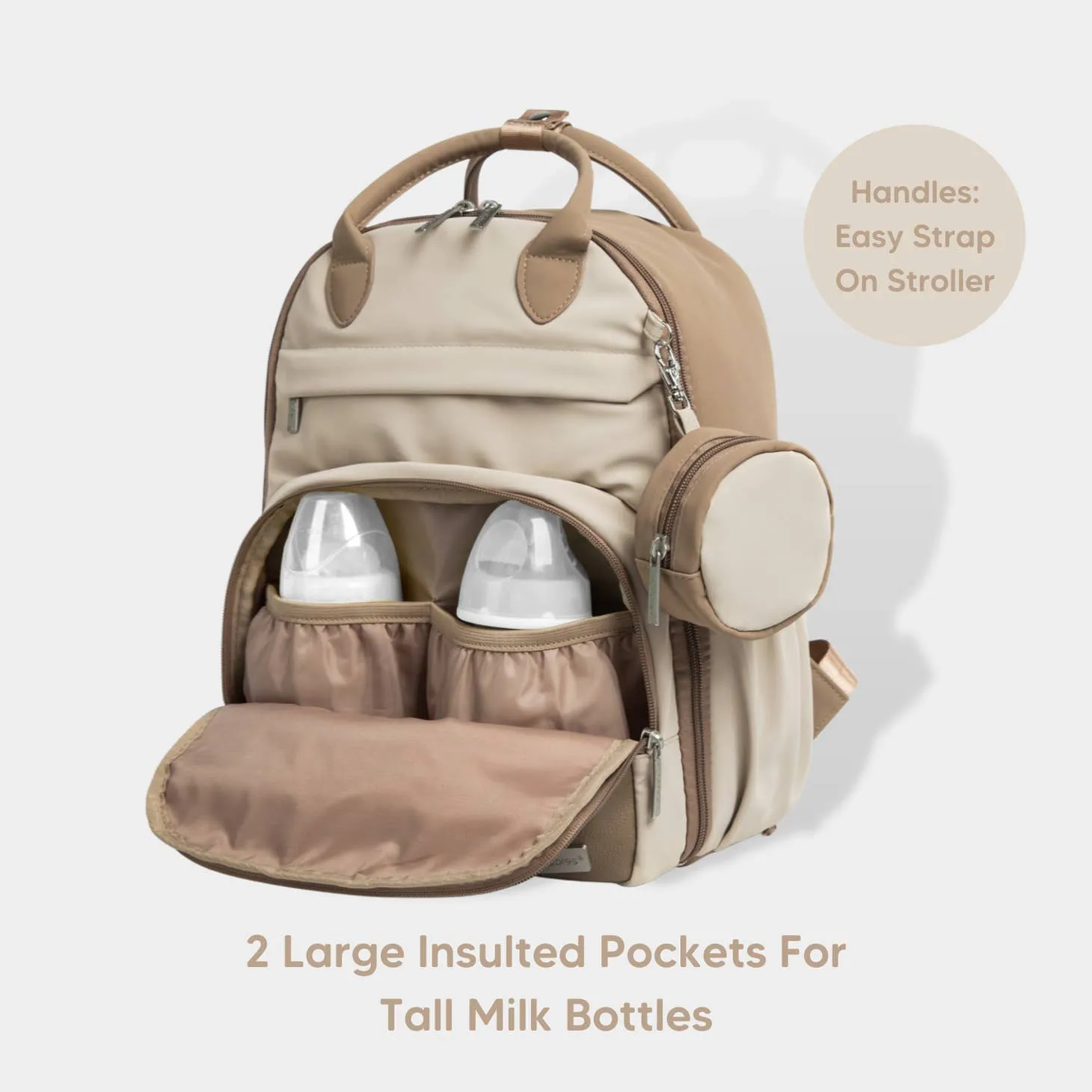 Play Diaper Backpack - Latte