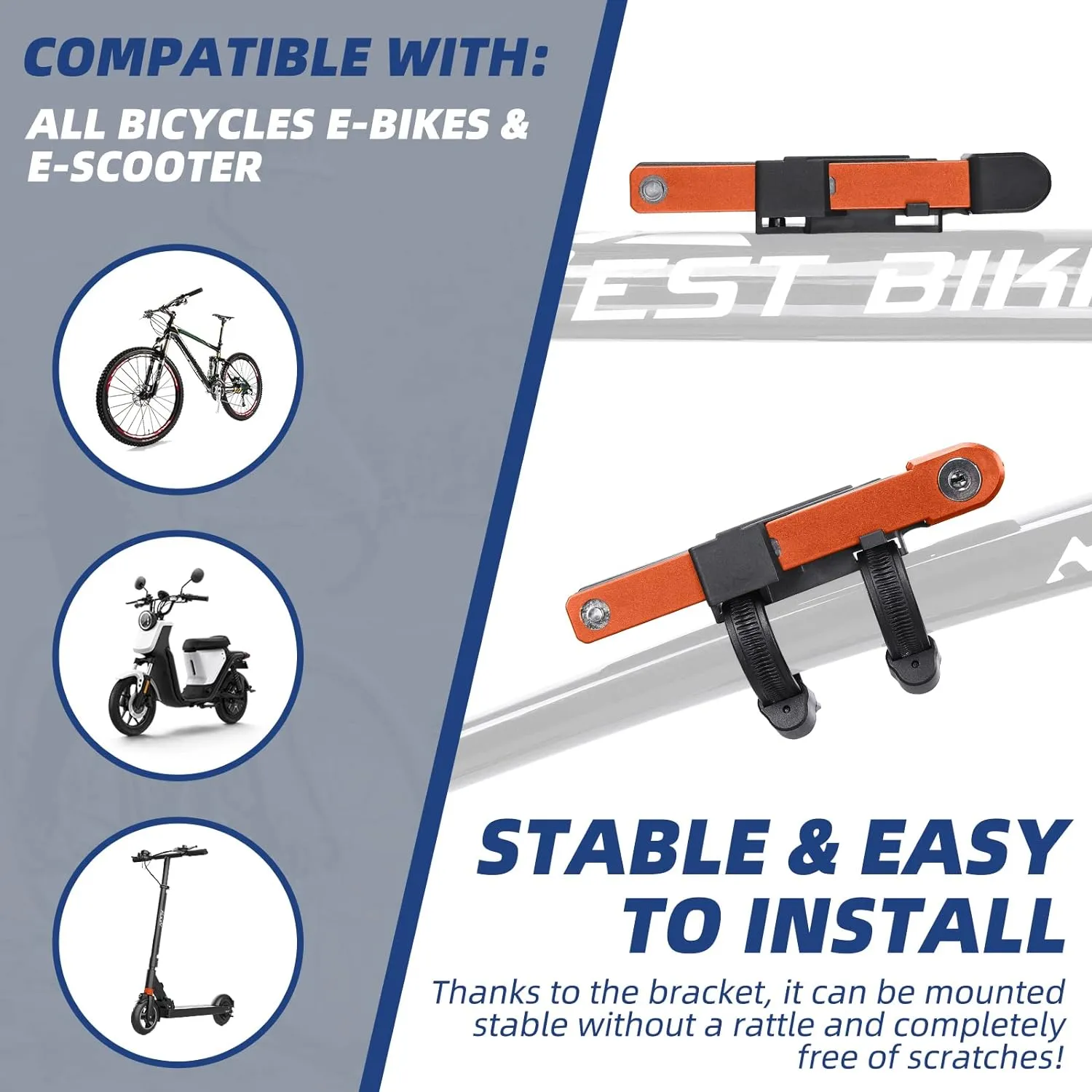 Portable Folding Bike Lock