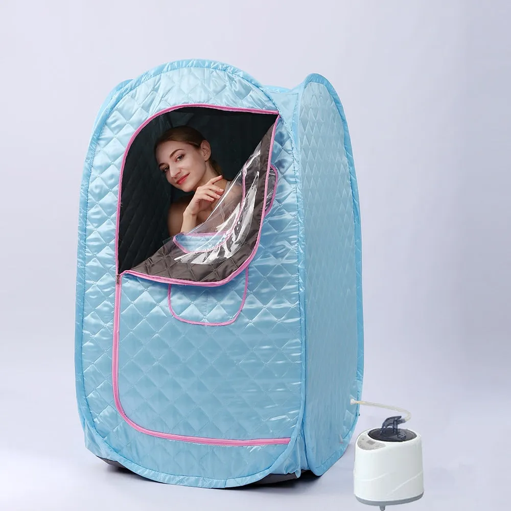 Portable Sauna Cabin with 4.2L ,2000W Steam Generator for Detox Therapy