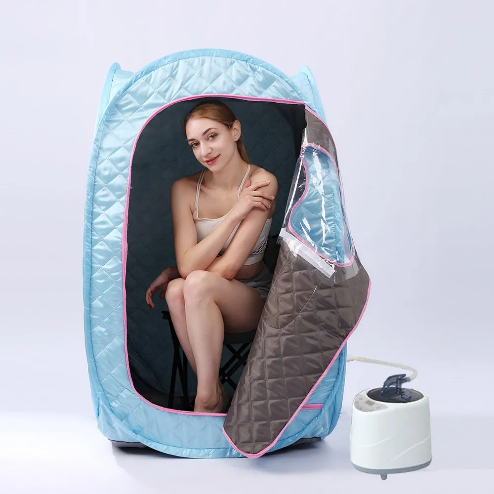 Portable Sauna Cabin with 4.2L ,2000W Steam Generator for Detox Therapy