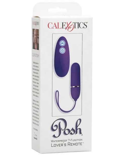 Posh 7 Function Lovers Remote - Purple