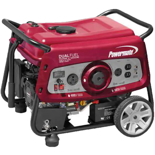 Powermate DF3500E 3500W/4375W Dual Fuel Generator Electric Start New