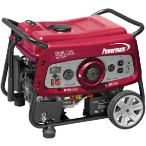 Powermate DF3500E 3500W/4375W Dual Fuel Generator Electric Start New