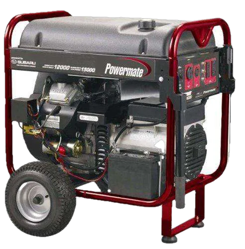 Powermate PM0601258 12500W/15625W 22 HP Subaru Electric Start V-Twin Generator New