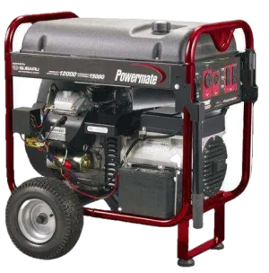 Powermate PM0601258 12500W/15625W 22 HP Subaru Electric Start V-Twin Generator New