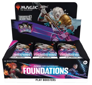 PRE-ORDER: Magic: The Gathering Foundations Play Booster Box - 36 Packs (504 Magic Cards)