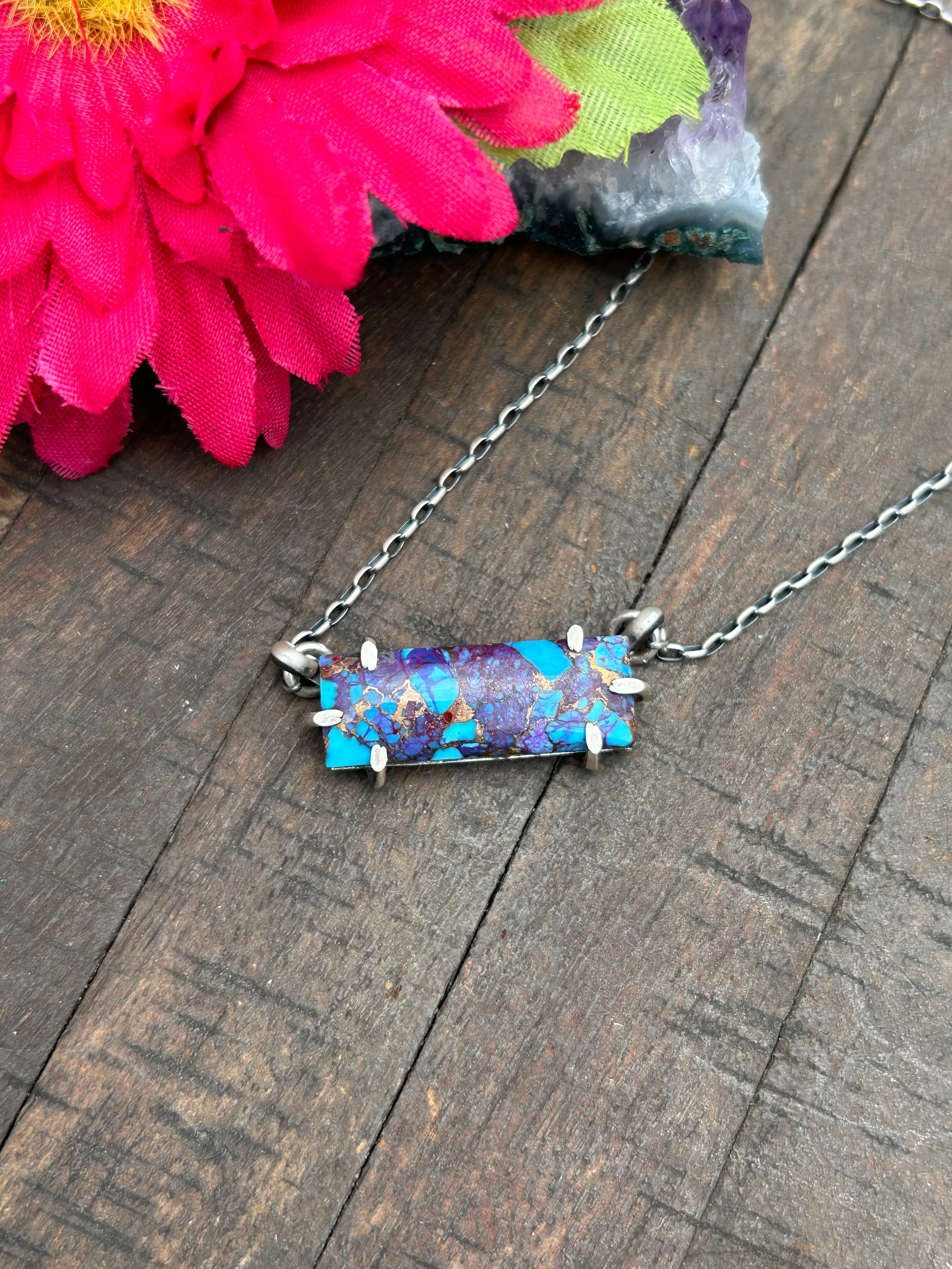 Purple Mojave Kingman Turquoise Waterproof Bar #13