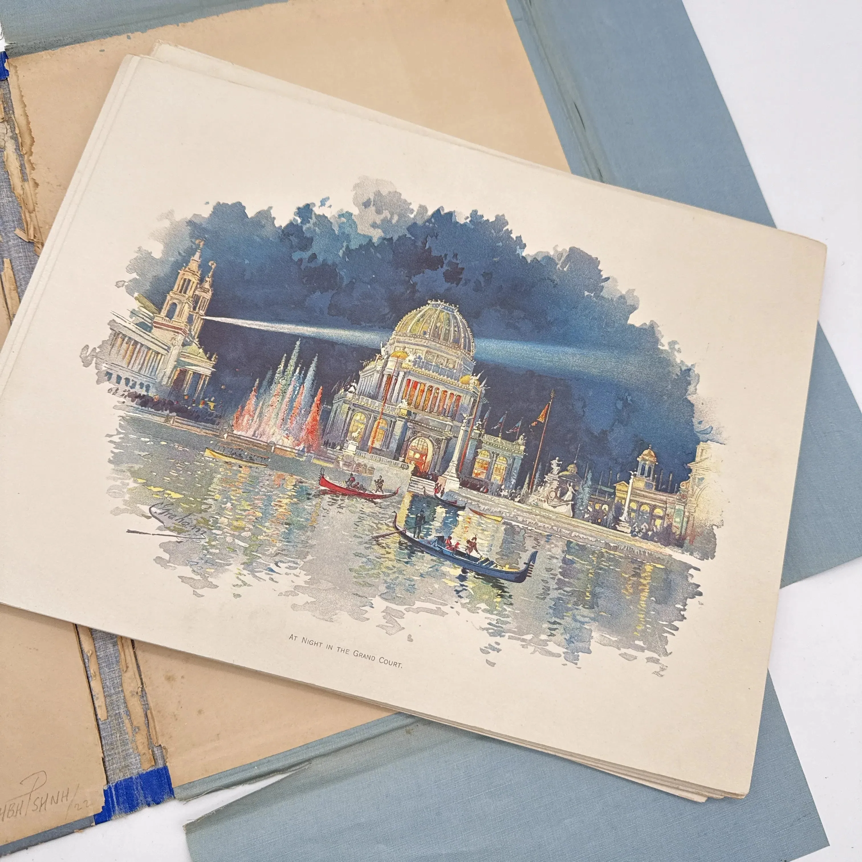 "The World's Fair in Water Colors" — Portfolio of lithographs by C. Graham — 1893