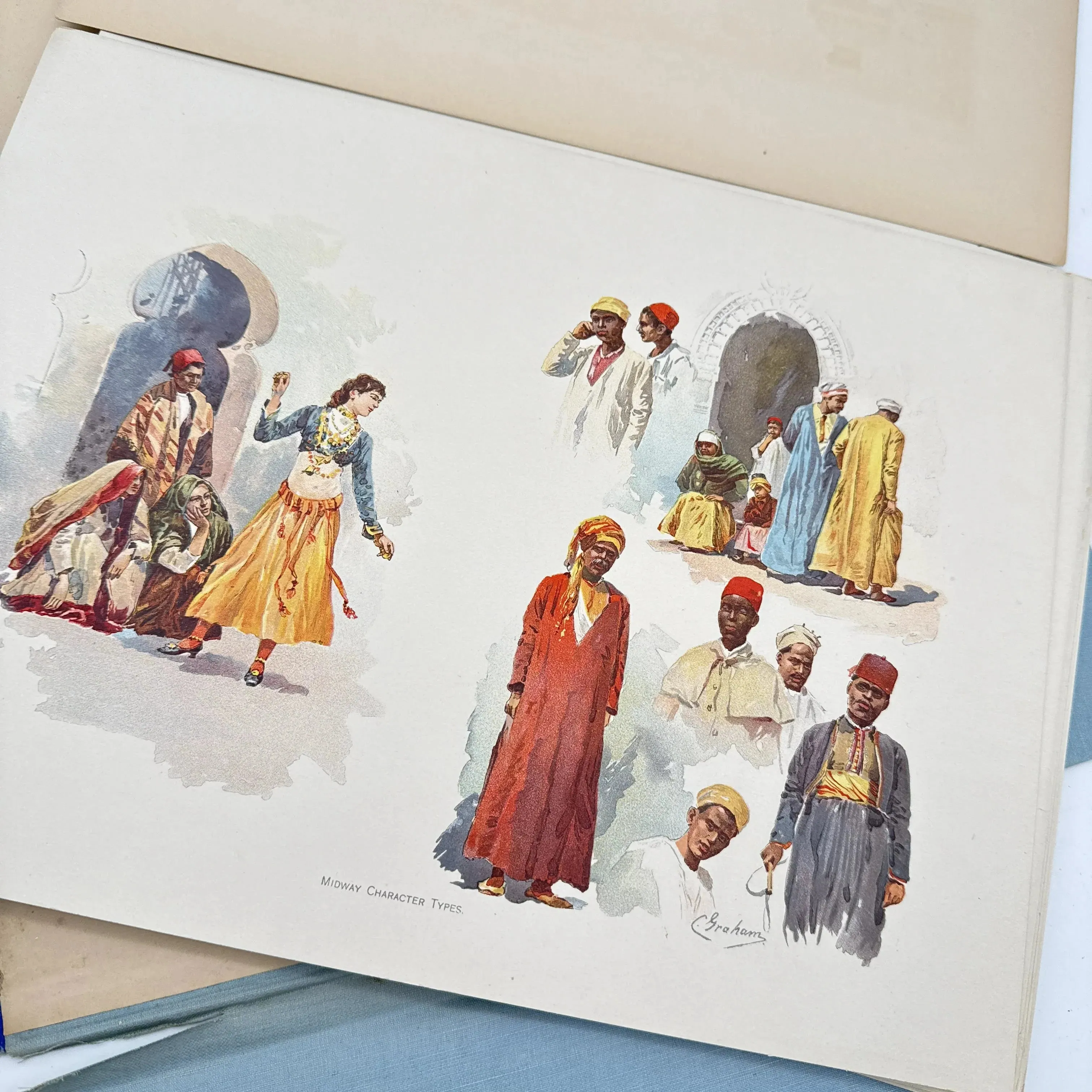 "The World's Fair in Water Colors" — Portfolio of lithographs by C. Graham — 1893