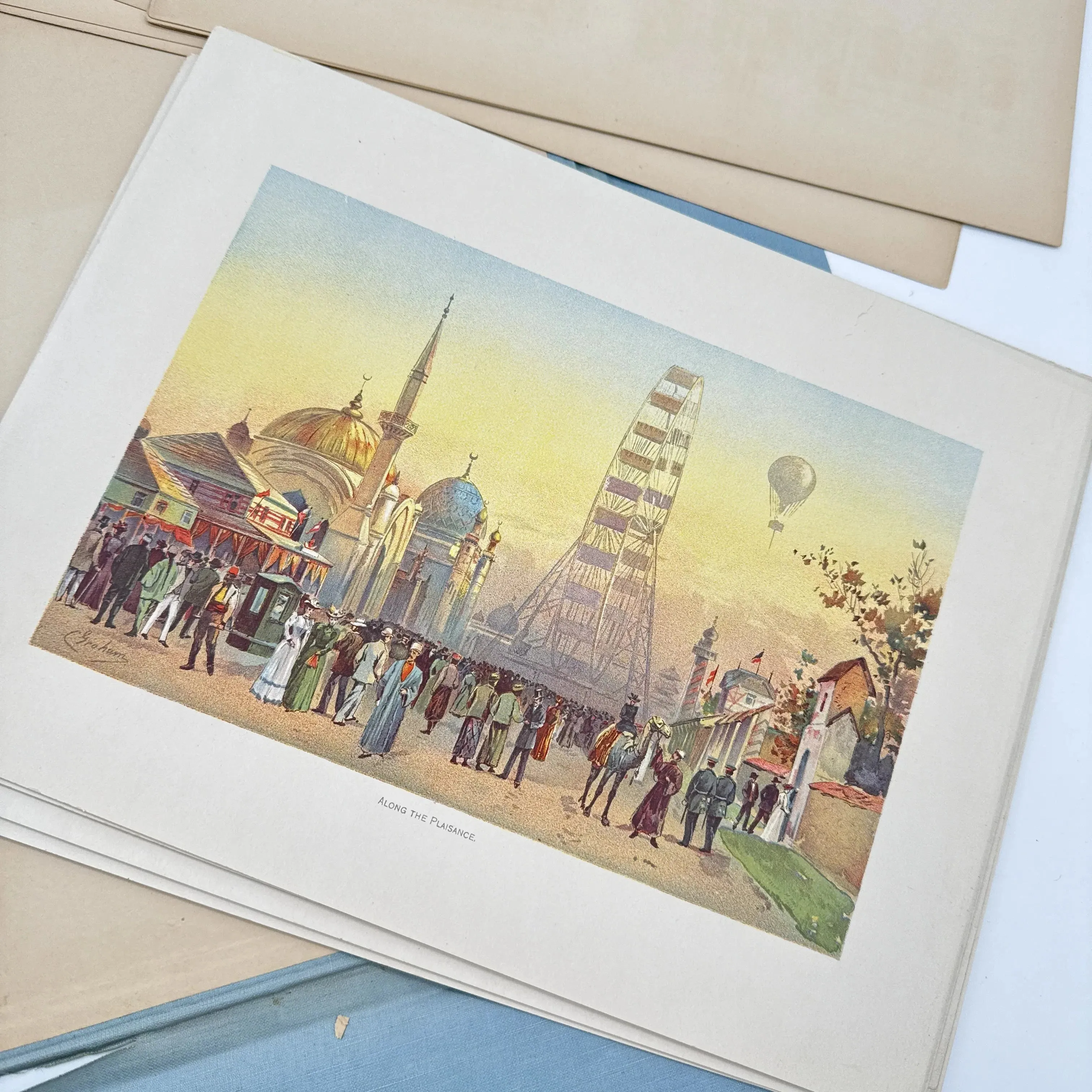 "The World's Fair in Water Colors" — Portfolio of lithographs by C. Graham — 1893