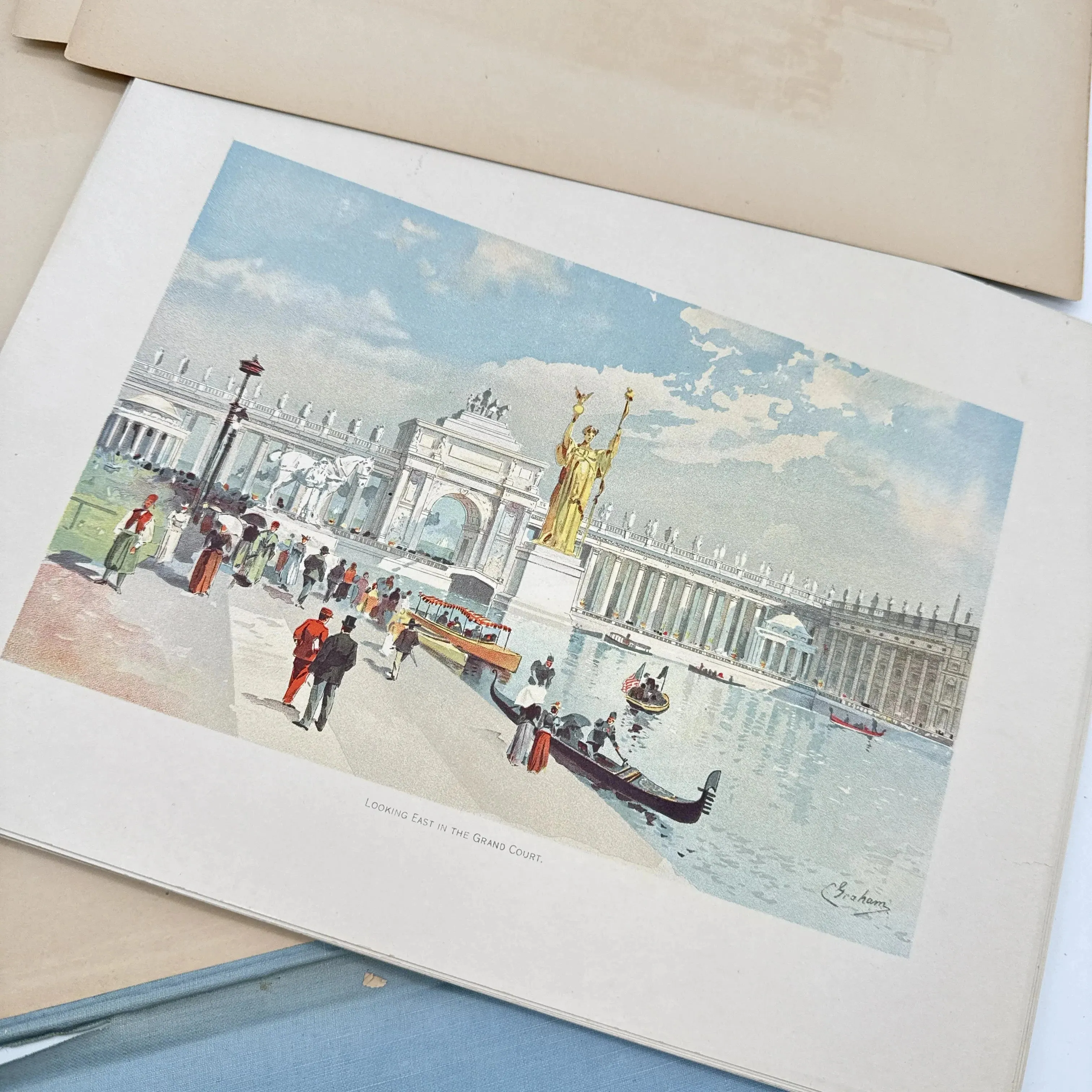 "The World's Fair in Water Colors" — Portfolio of lithographs by C. Graham — 1893