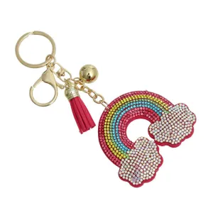 Rainbow Keychain Bag Charm