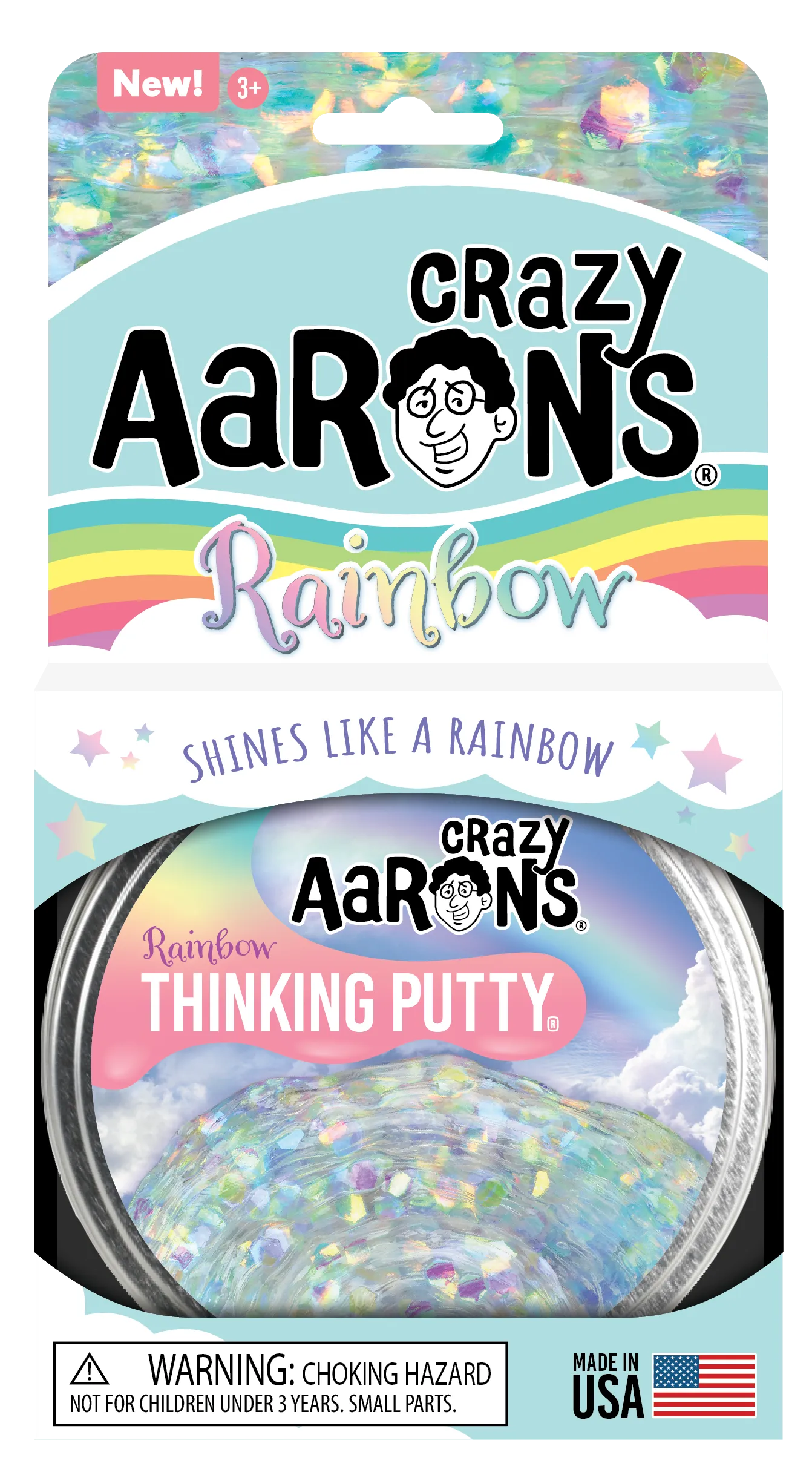 Rainbow Sparkle Thinking Putty