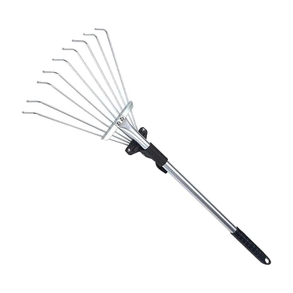 Retractable & Lightweight Mini Garden Rake