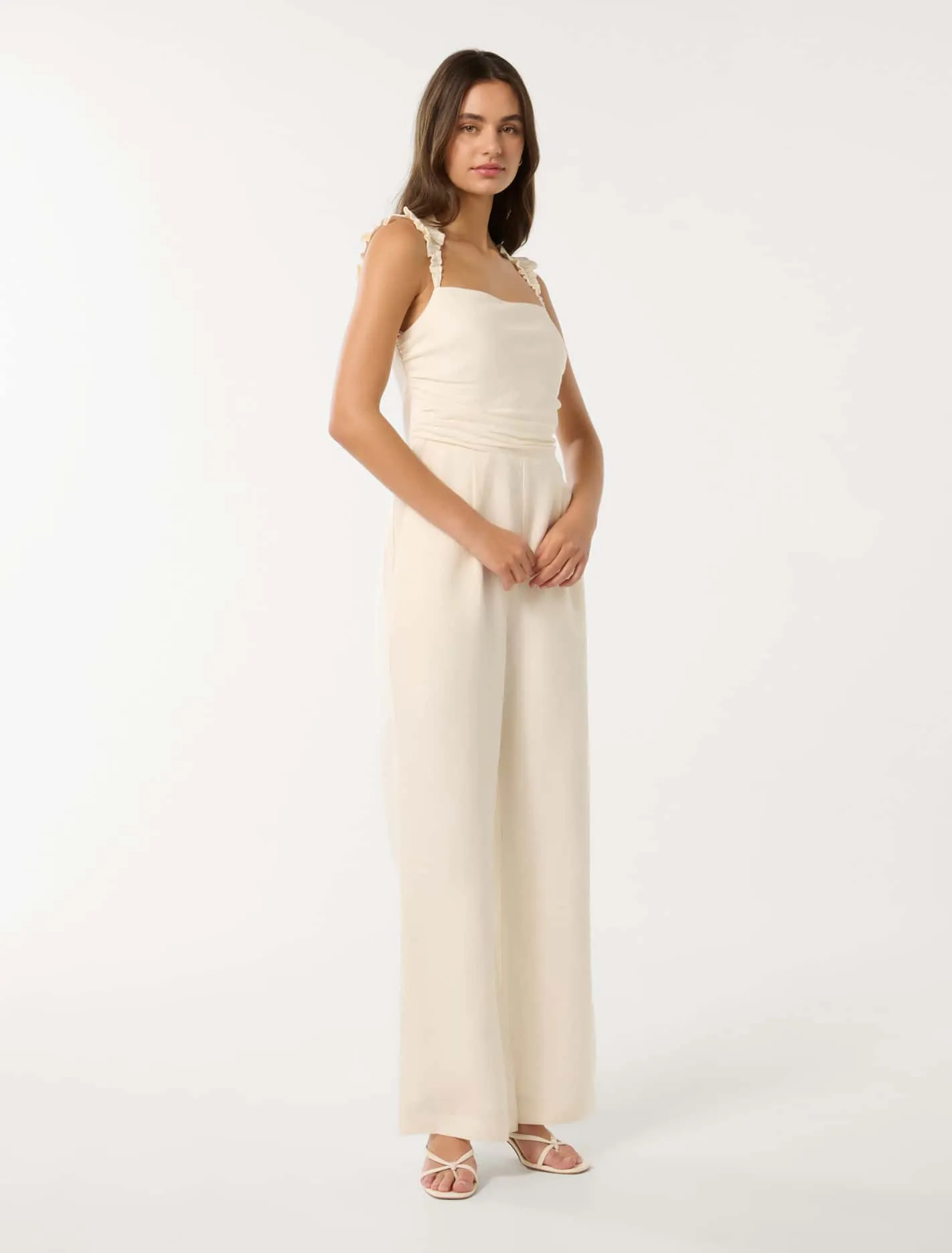 Reya Ruched Bodice Jumpsuit