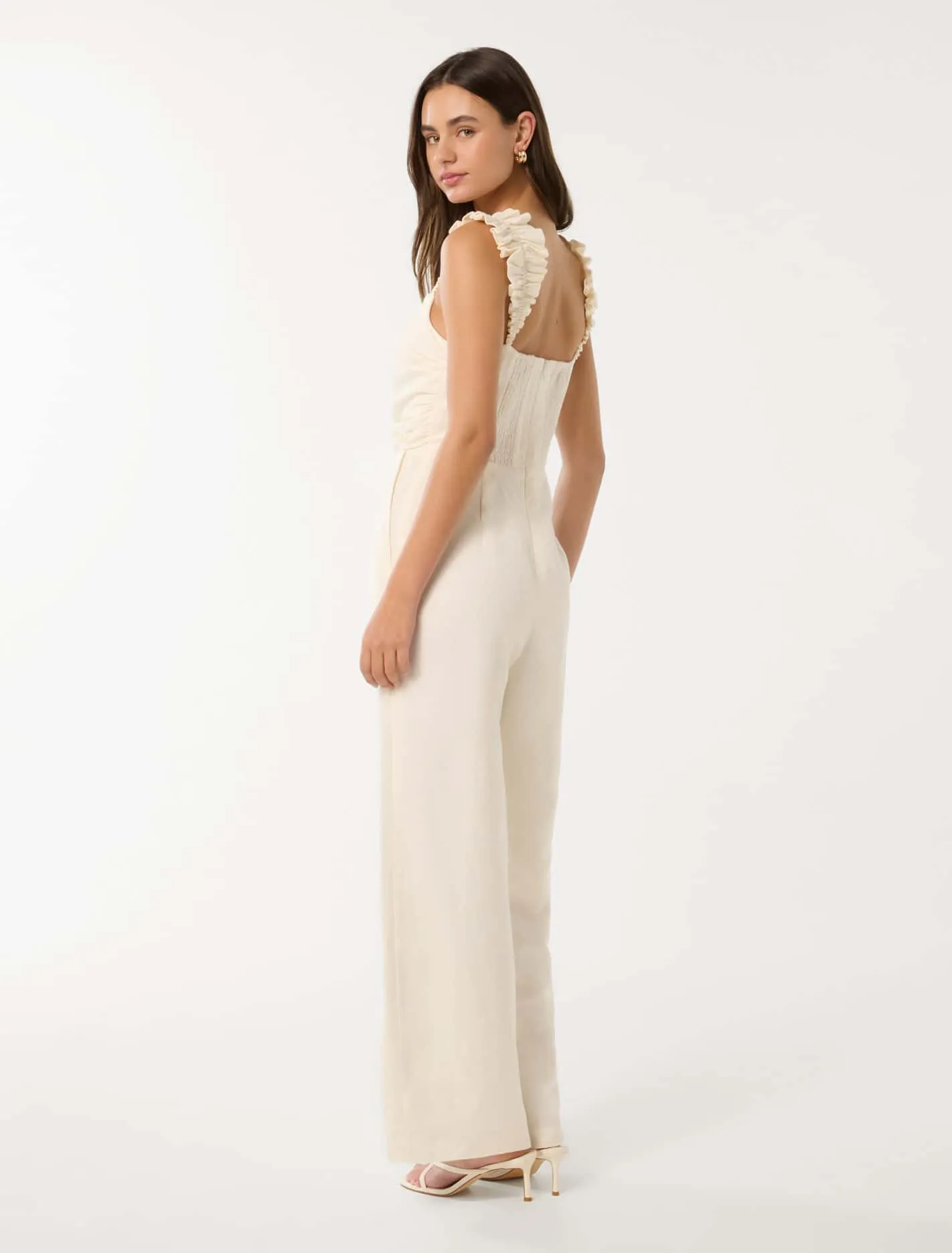 Reya Ruched Bodice Jumpsuit