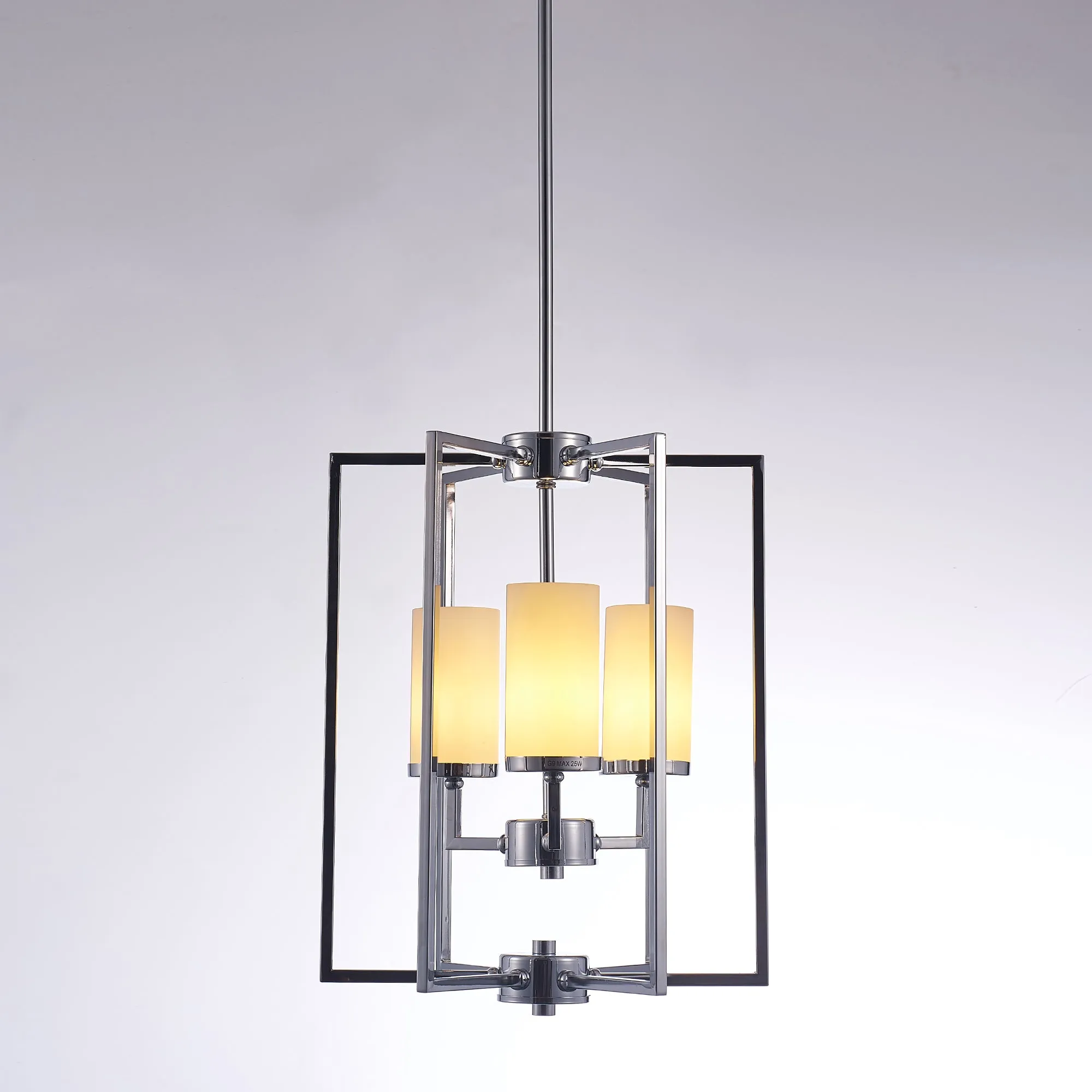 Riva Collection Metal & Glass Chandelier Lights