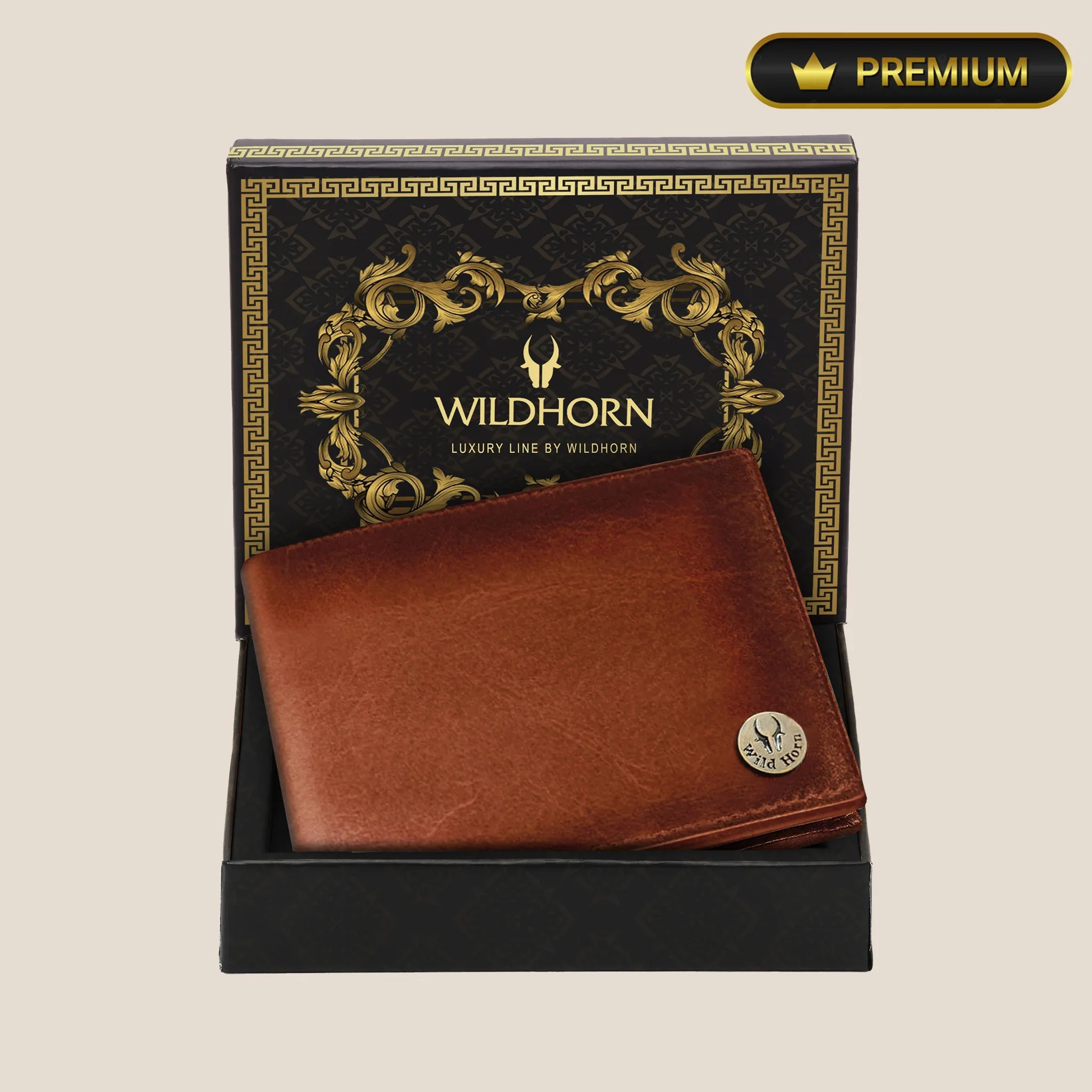 ROBERT RFID Protected Leather Wallet for Men