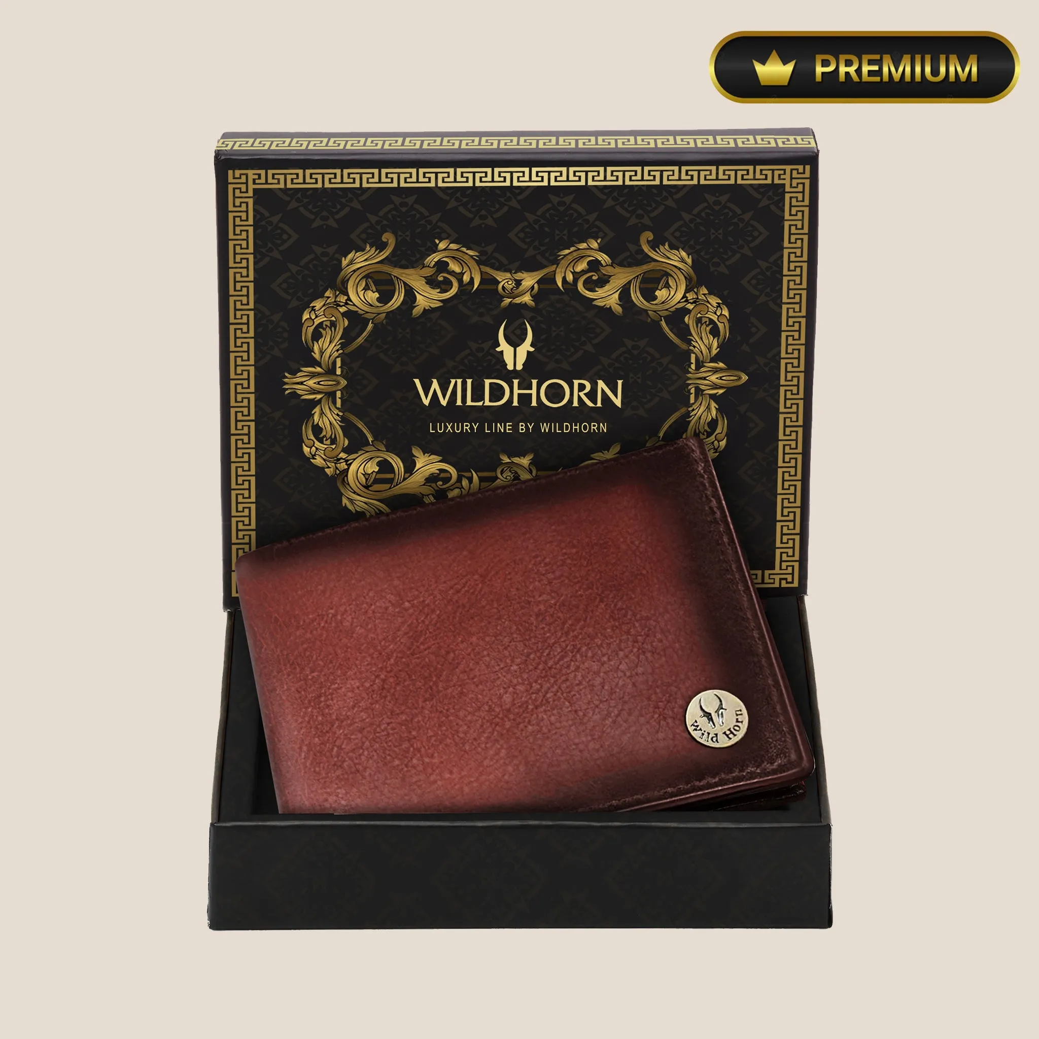 ROBERT RFID Protected Leather Wallet for Men