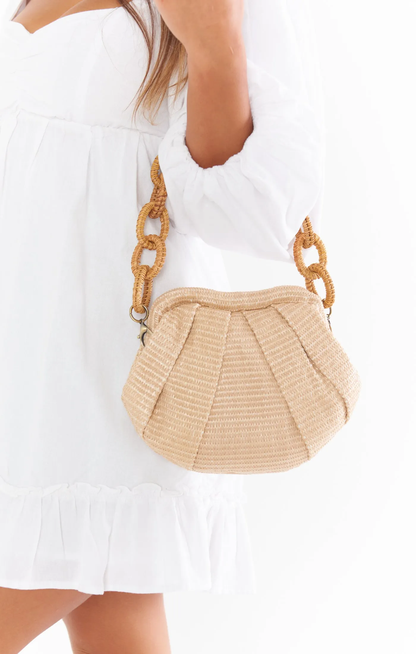 Rocko Shell Bag ~ Ivory