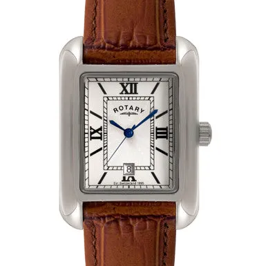 ROTARY GENTS LEATHER STRAP WATCH GS02650/01