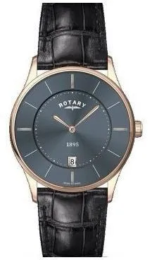 ROTARY MENS ULTRASLIM STRAP WATCH GS08204/20