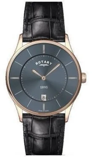 ROTARY MENS ULTRASLIM STRAP WATCH GS08204/20