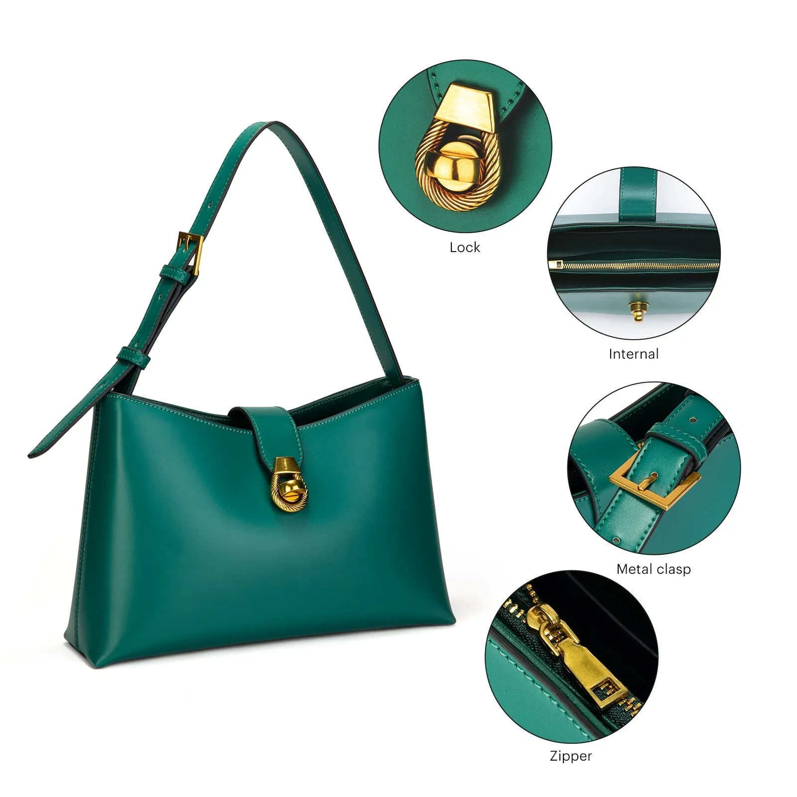 Siena Shoulder Bag Peacock