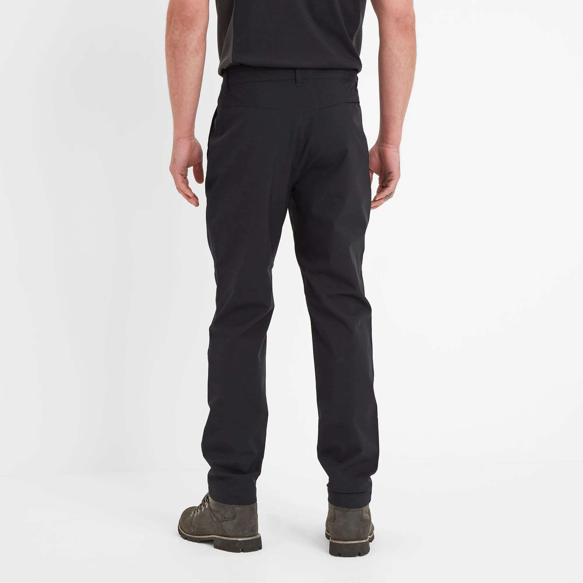 Silsden Mens Waterproof Trousers Short - Black