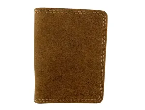 Small Leather Wallet with ID & Card Holder