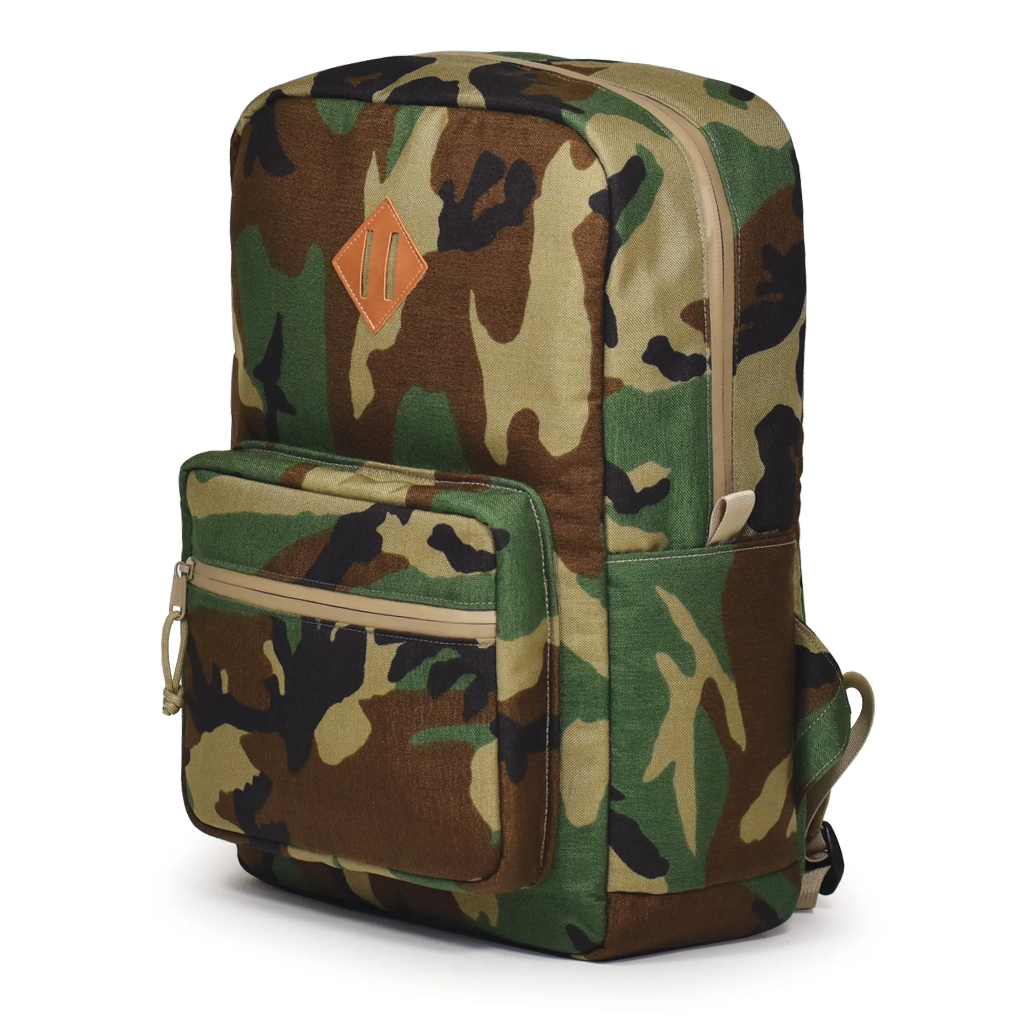 SMELL PROOF BACKPACK "EL JEFE" - WOODLAND CAMO