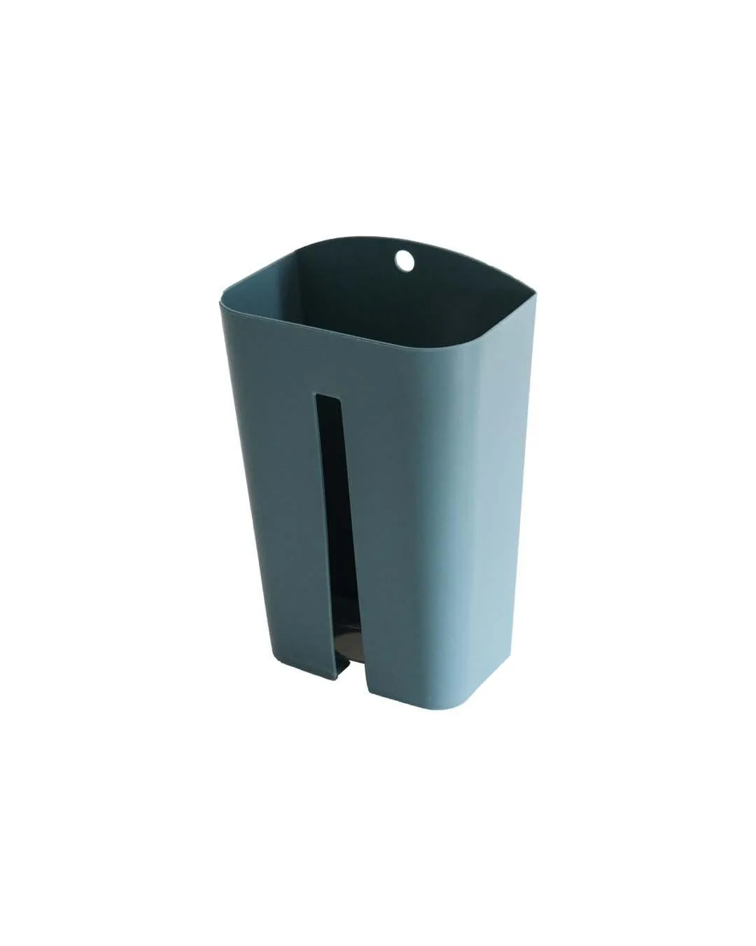 Solid Garbage Bag Holder, Deep Sea Green, Plastic