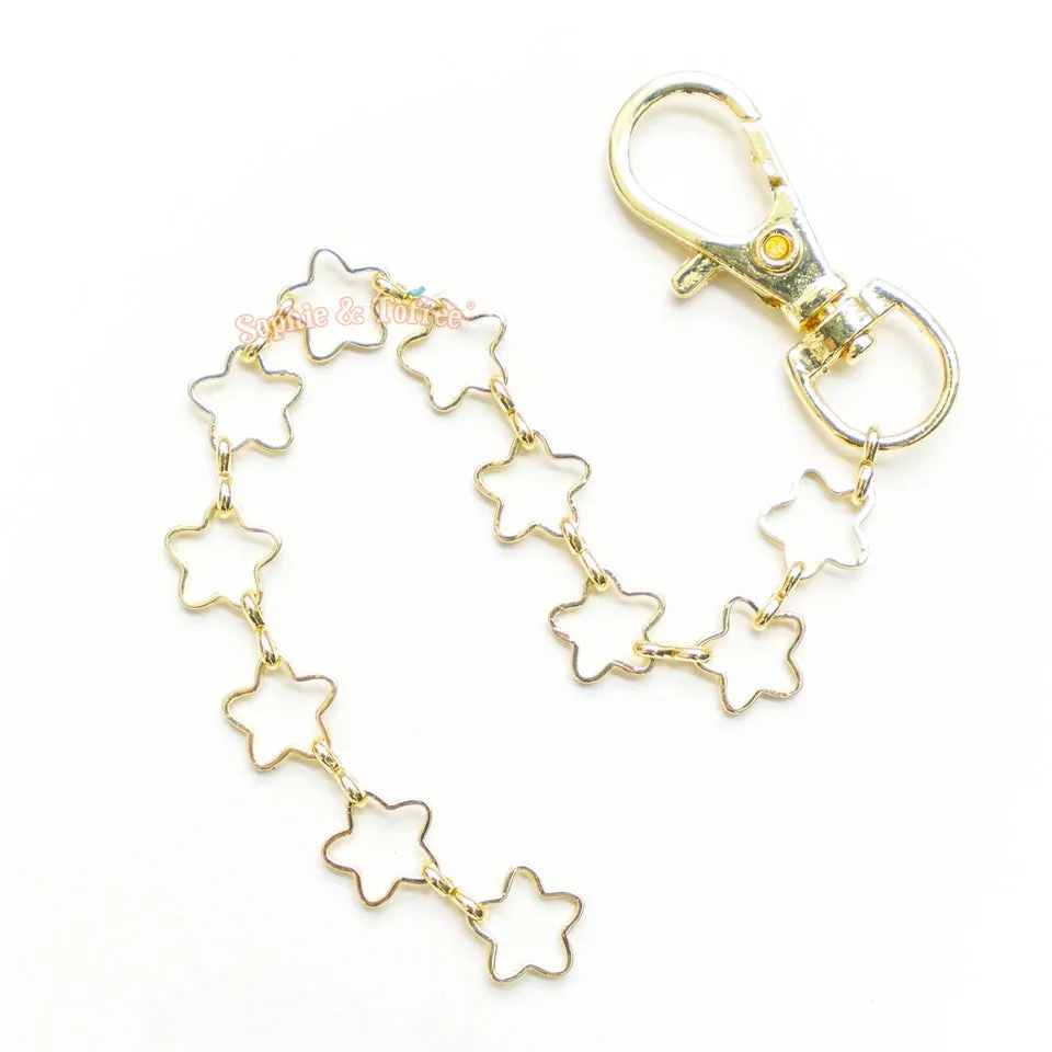 Star Chain with Lobster Clasp (2 pieces)