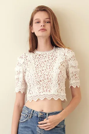 Storia Lace Crop Top