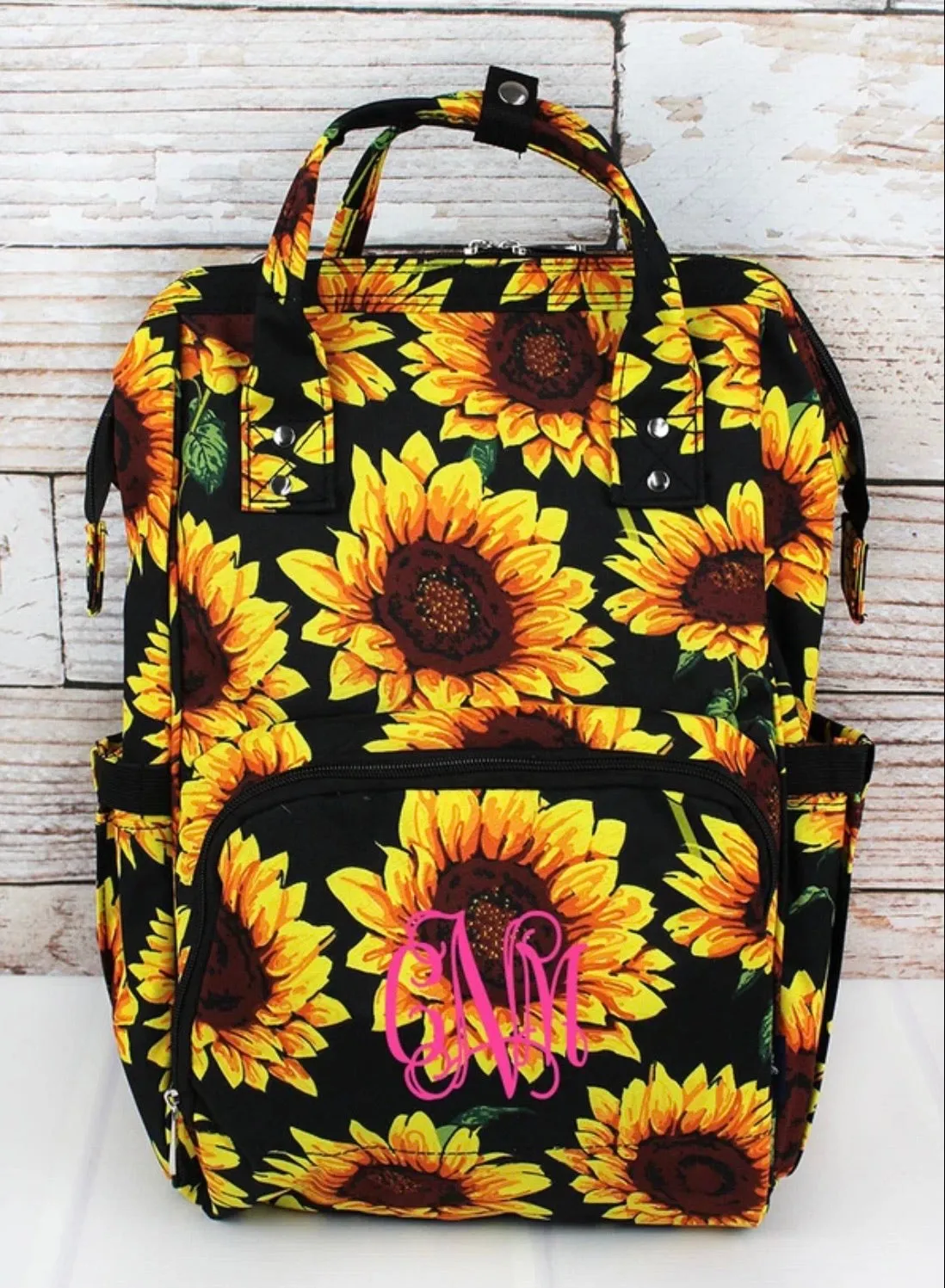 Sunflower Fields Diaper Bag Backpack (NGIL Brand)