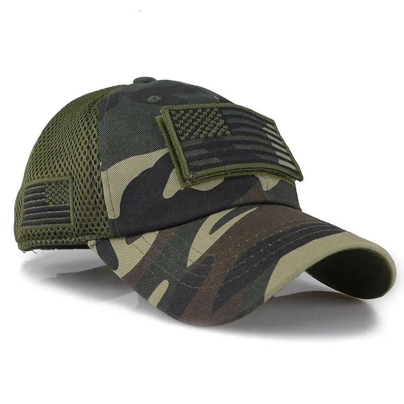 Tactical Baseball Hat w/ Patch Design