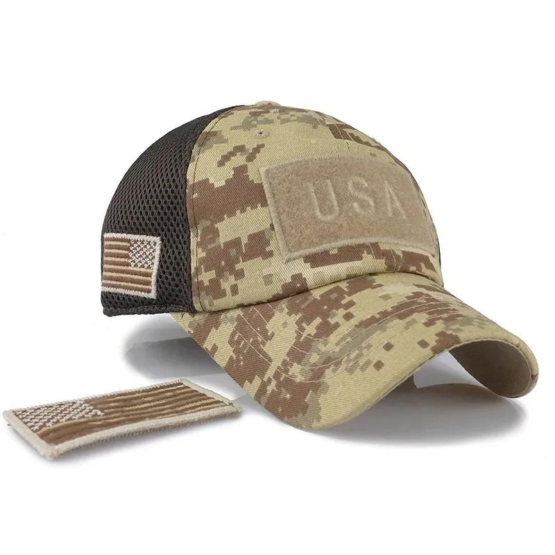 Tactical Baseball Hat w/ Patch Design