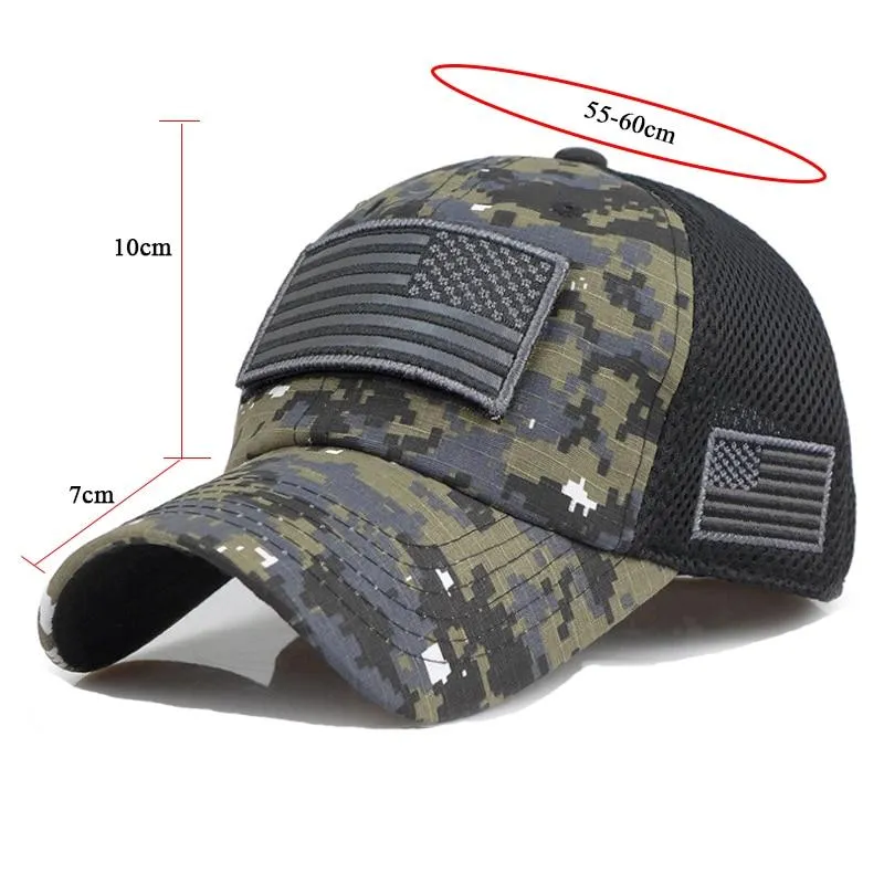 Tactical Baseball Hat w/ Patch Design