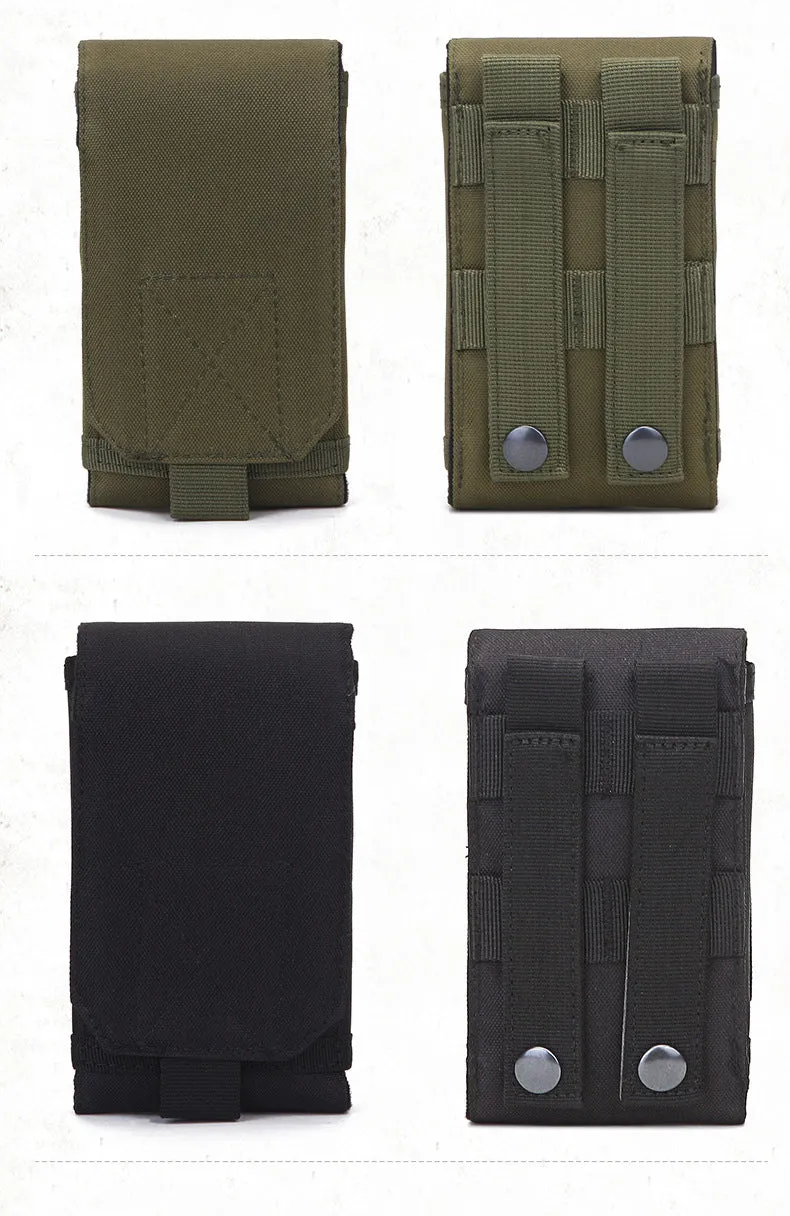 Tactical Camouflage Waist Belt Nylon Mobile Phone Case