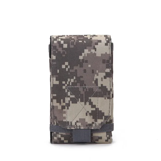 Tactical Camouflage Waist Belt Nylon Mobile Phone Case