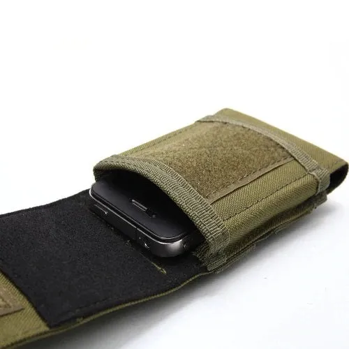 Tactical Camouflage Waist Belt Nylon Mobile Phone Case