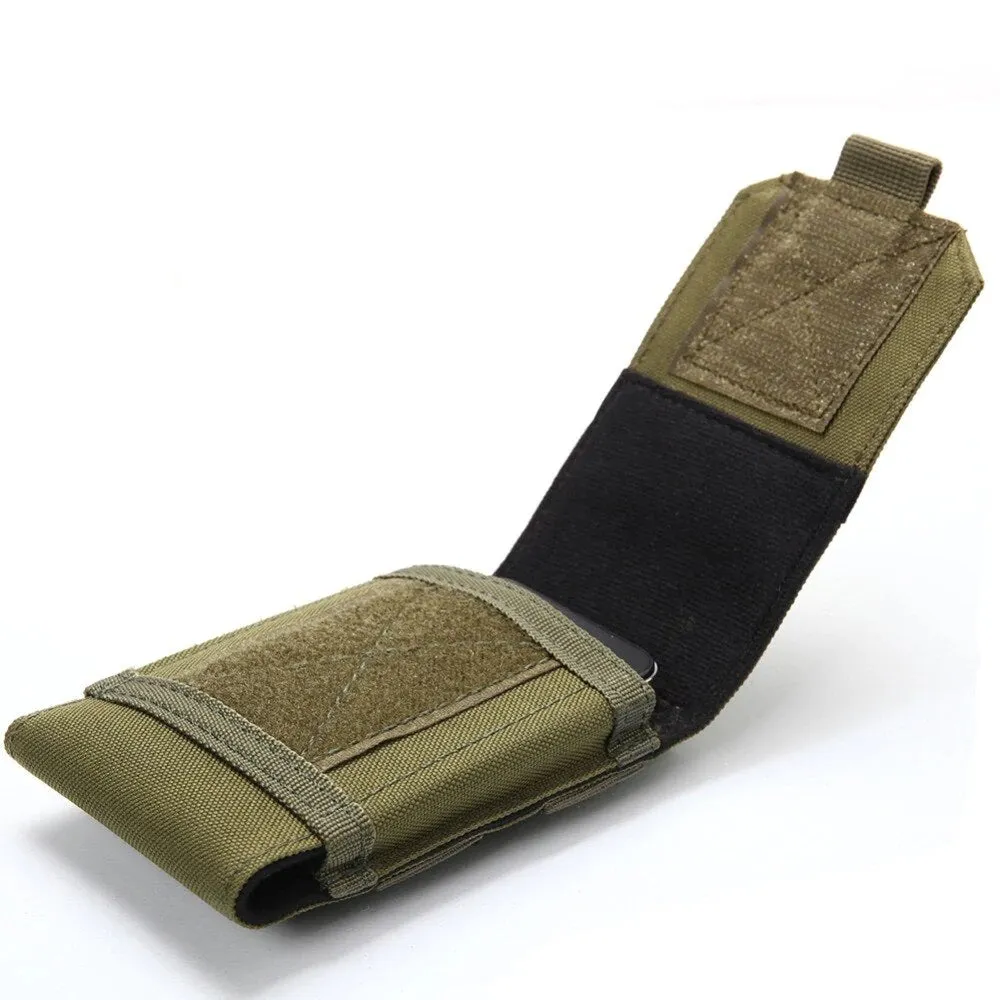 Tactical Camouflage Waist Belt Nylon Mobile Phone Case